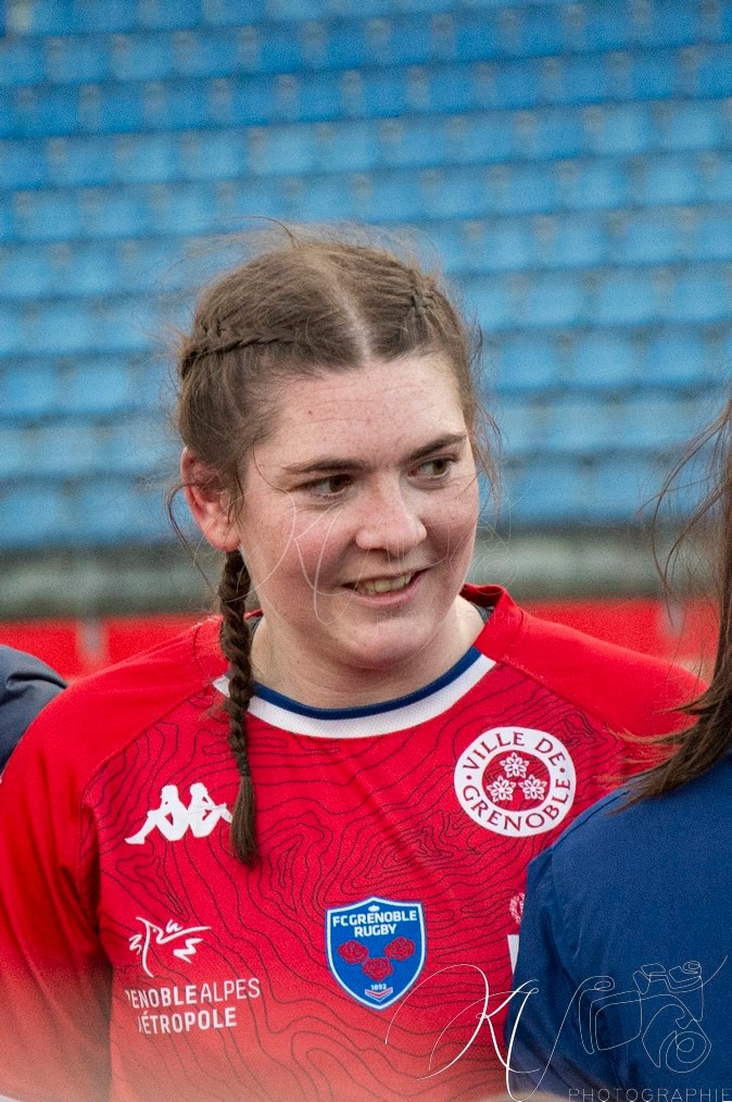  FC Grenoble Rugby - Lyon Olympique Universitaire - Rugby - FFR 2024 - Elite 1 Fém - FCG Amazones (8) vs (5) LOU (#FFR24E1FFCGLOU12) Photo by: Karine Valentin | Siuxy Sports 2024-12-14