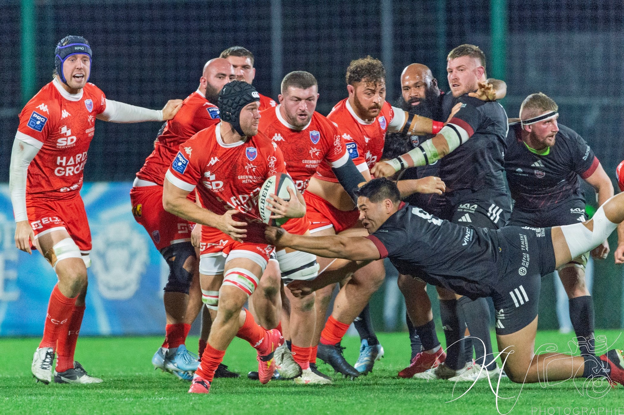  Stade niçois - FC Grenoble Rugby - Rugby - FFR 2024 Fed2 - Stade Niçois (18) vs (49) Grenoble Rugby (#FFR24FsSTGFC12) Photo by: Karine Valentin | Siuxy Sports 2024-12-20