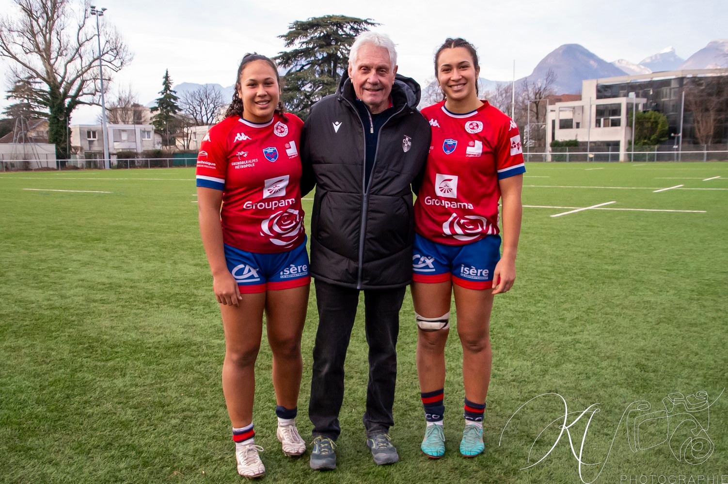 Manaé FELEU - Téani FELEU -  FC Grenoble Rugby - Blagnac - Rugby - 2024 Élite 1 Féminine - FC Grenoble Amazones (18)  vs (13) Blagnac (#E1G24FCGBLA02) Photo by: Karine Valentin | Siuxy Sports 2024-02-18