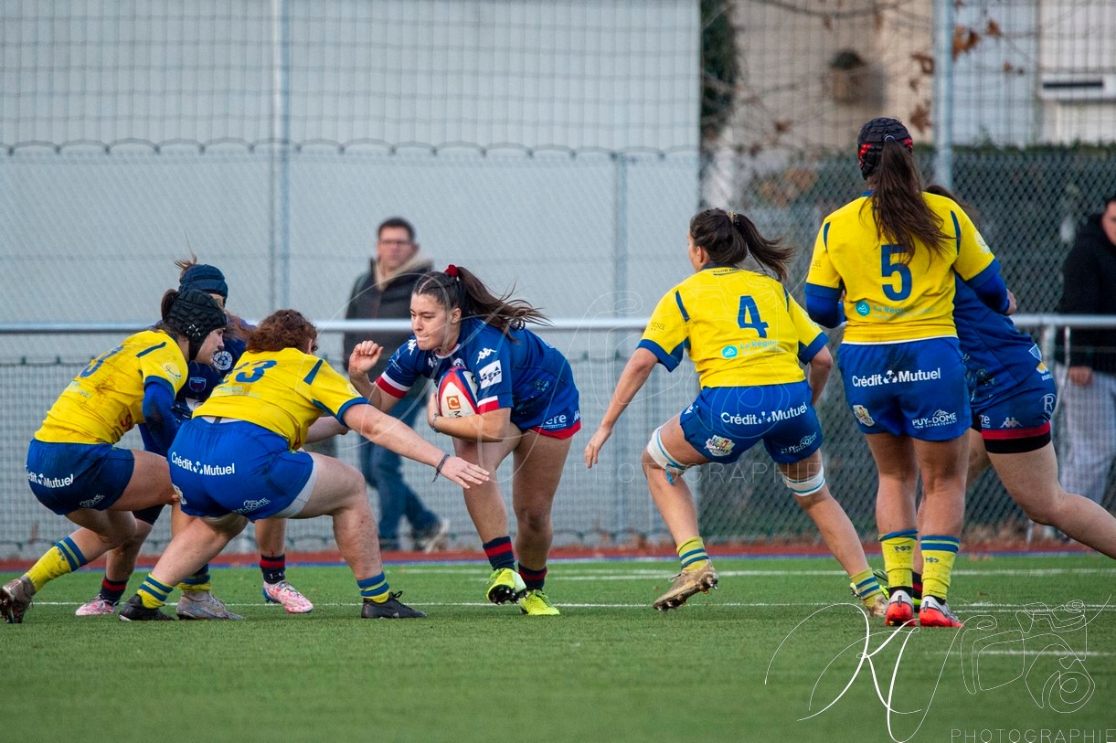  FC Grenoble Rugby - ASM Romagnat rugby féminin - Rugby - FFR 2024 - Réserve Élite - FCG Amazones vs ASM Romagnat (#FFR24REFCGASMR11) Photo by: Karine Valentin | Siuxy Sports 2024-11-30
