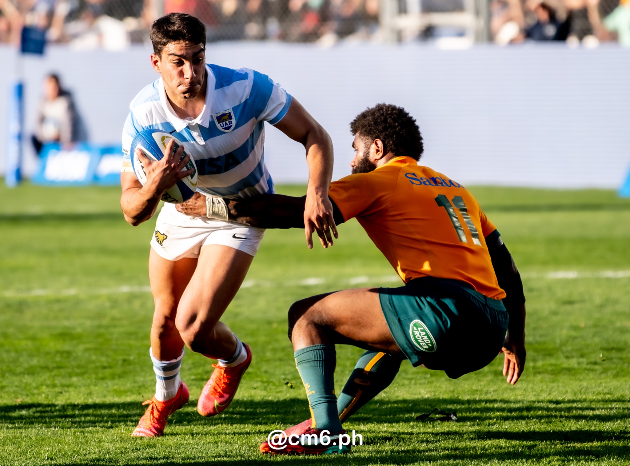  Selección Argentina de Rugby XV - Australia national rugby union team (M) - Rugby - Rugby Championship - Pumas (26) vs (41) Australia - Mendoza - Reel A (#RCH22ARGAUSa07) Photo by: Christian Mas | Siuxy Sports 2022-07-06