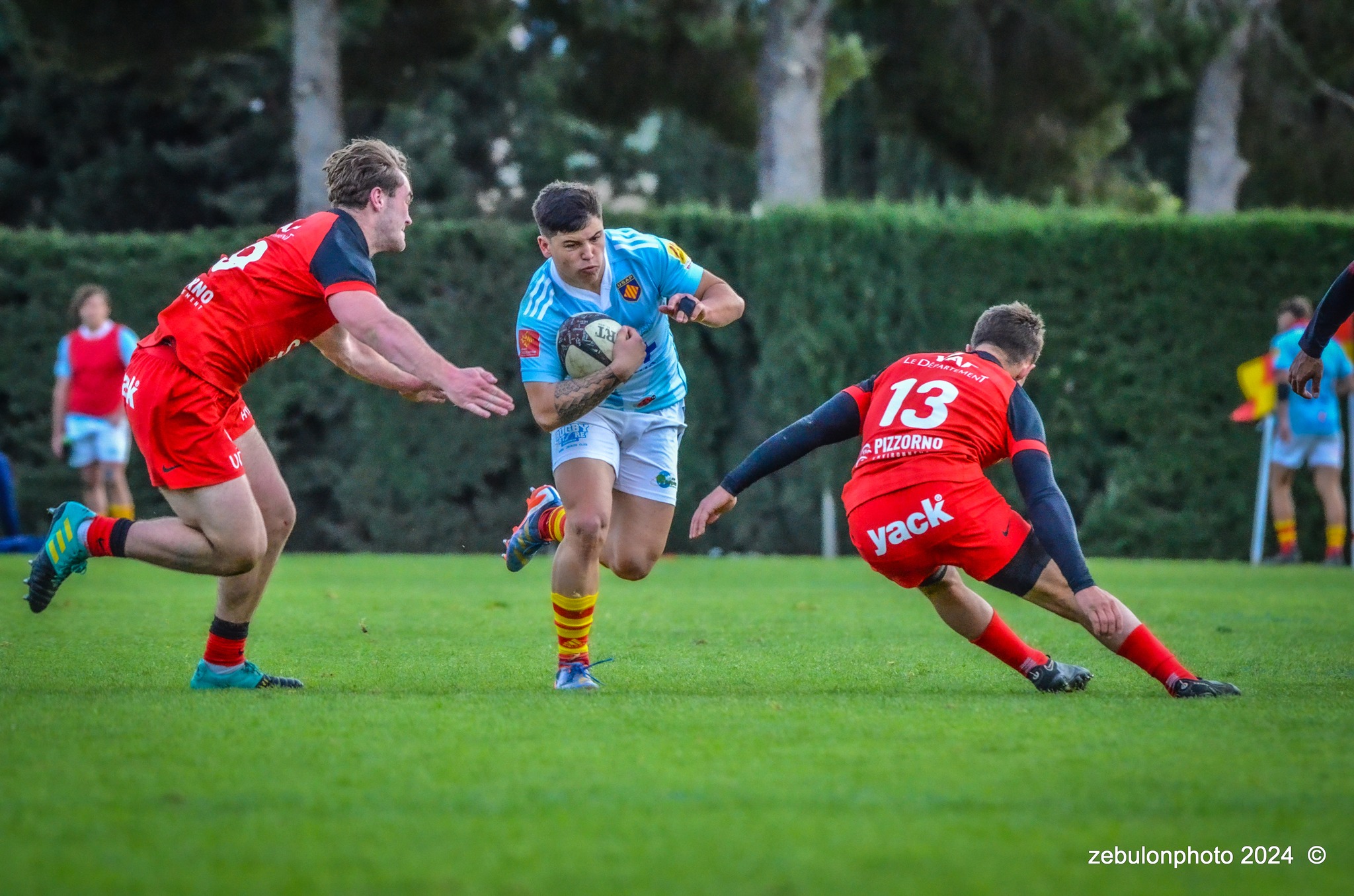  US Arlequins Perpignanais - RC Toulonnais - Rugby - Espoirs - USAP vs RCT (#ESP24USAPRCT02) Photo by: Photo Zebulon | Siuxy Sports 2024-02-10