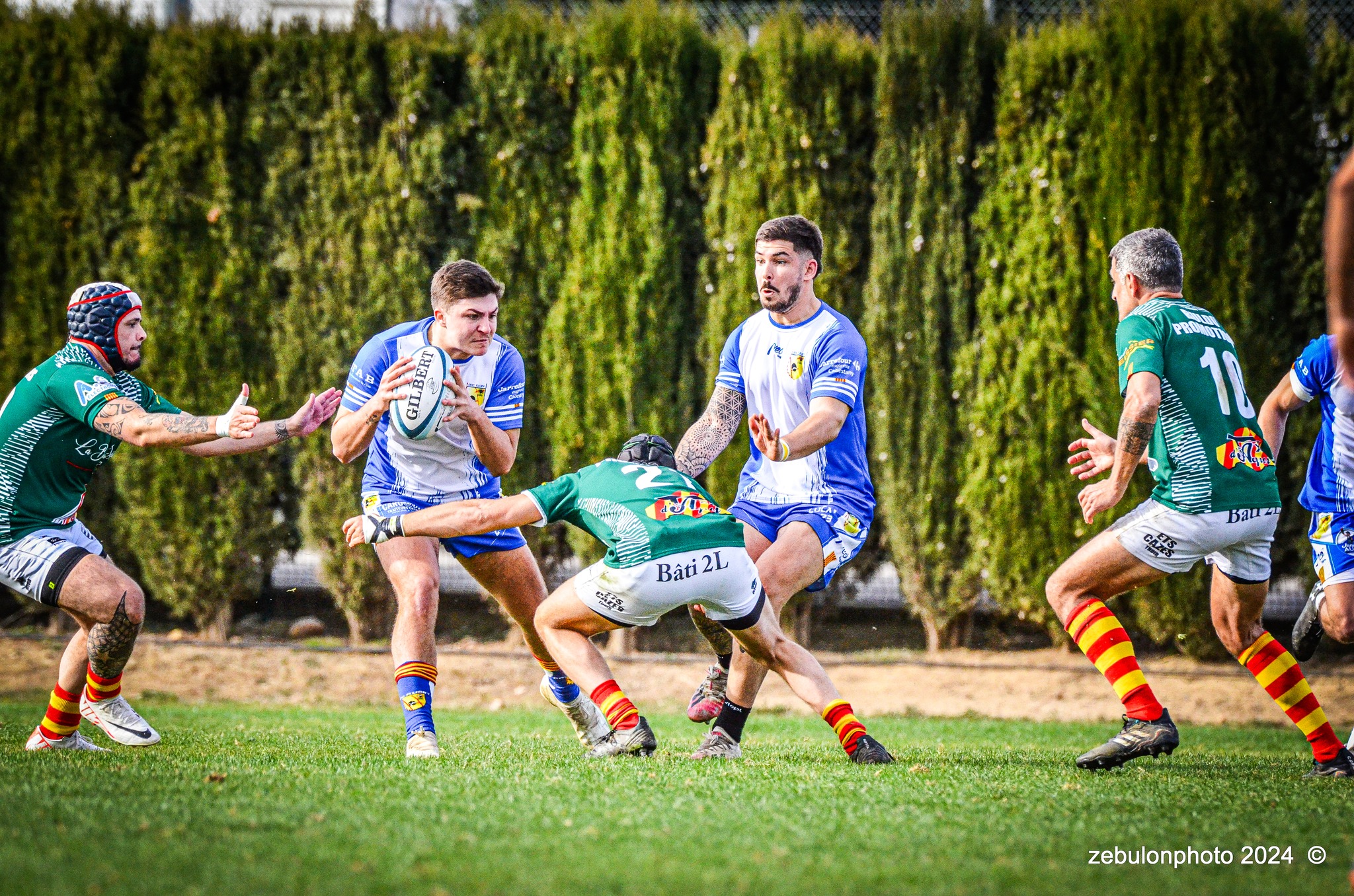  Cabestany Olympique XV - RC Ponteilla - Rugby - FFR Reg3 - Cabestani (15) vs (25) Ponteilla (#FFR24R3CABPON03) Photo by: Photo Zebulon | Siuxy Sports 2024-03-17