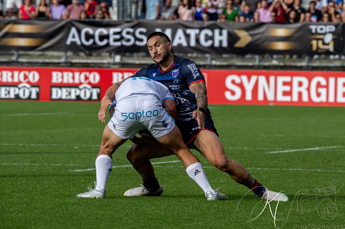  FC Grenoble Rugby - Montpellier Hérault Rugby - Rugby - FFR - 2024 - Access Match -  FC Grenoble (18) vs (20) Montpellier (#FFR24FCGMHR06) Photo by: Karine Valentin | Siuxy Sports 2024-06-16