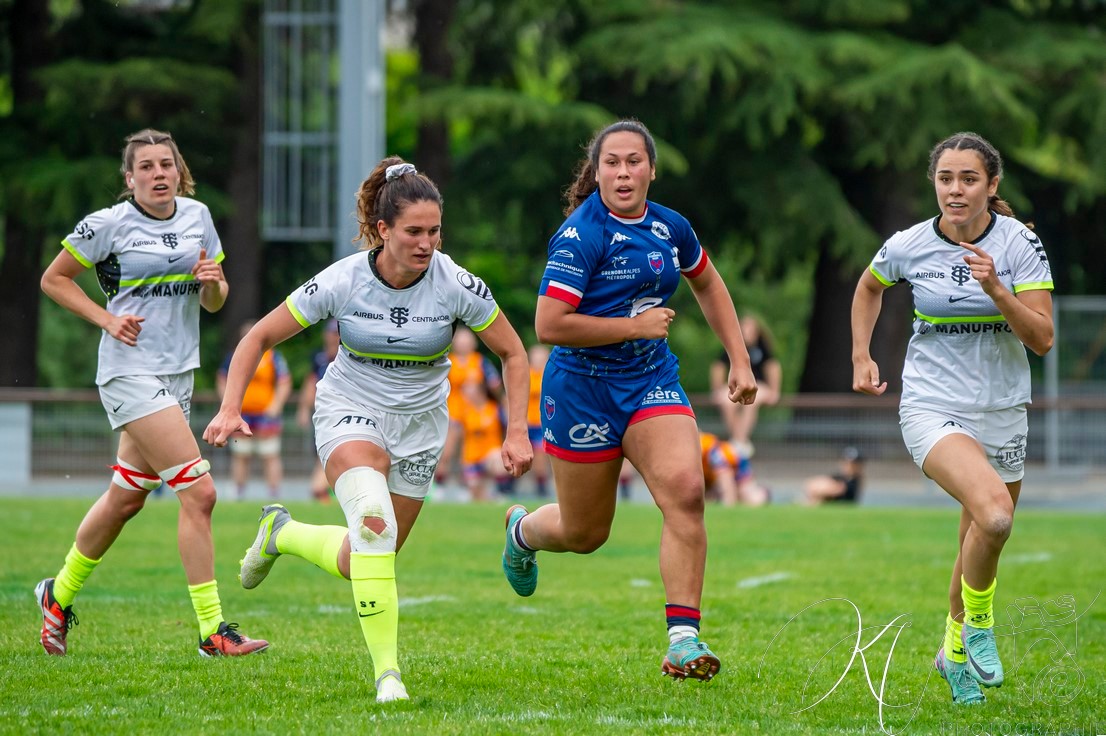  FC Grenoble Rugby - Stade Toulousain - Rugby - FFR 2024 Élite 1 F - FC Grenoble Amazones (23) vs (17) Stade Toulousain (#FFR24EL1FFCGST05) Photo by: Karine Valentin | Siuxy Sports 2024-05-12