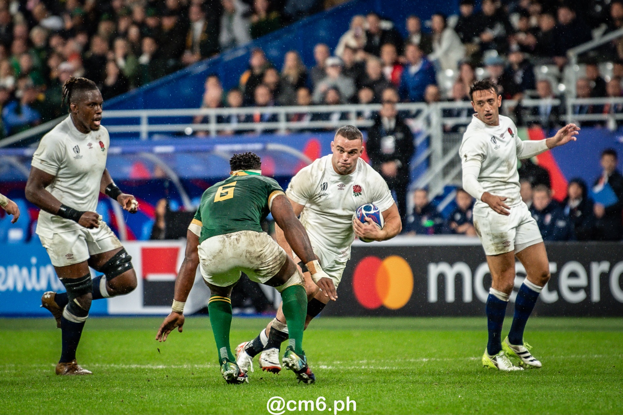  England national rugby union team - South Africa national rugby union team - Rugby - RWC 2023 - England (15) vs (16) South Africa (#RWC23ENGSAF10) Photo by: Christian Mas | Siuxy Sports 2023-10-21
