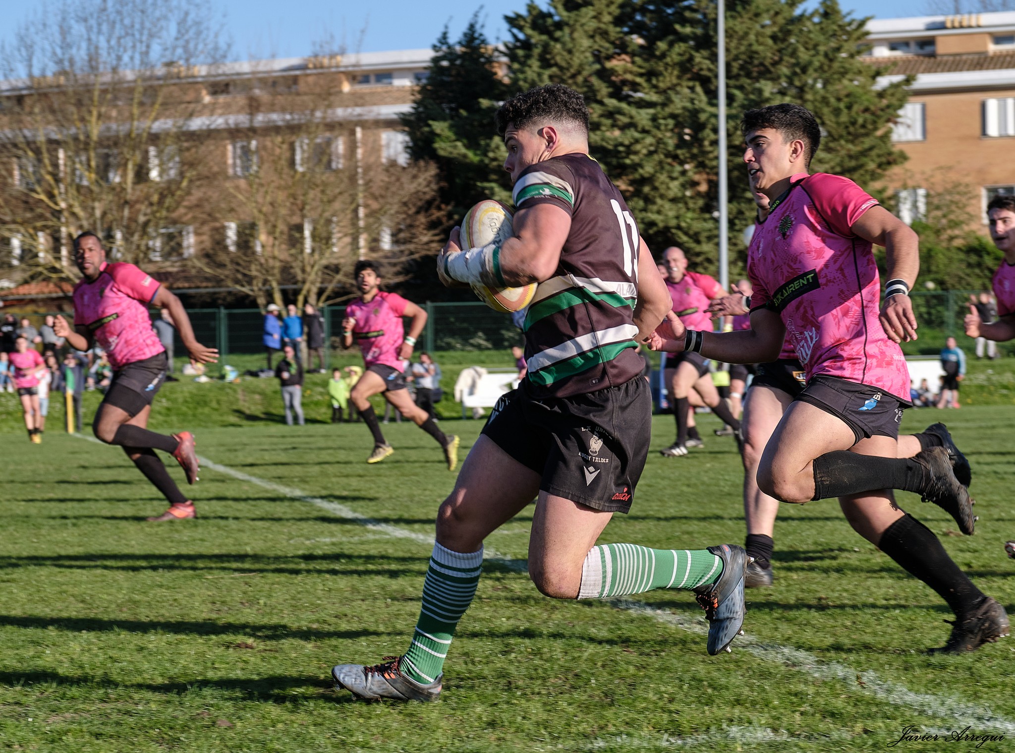 Jokin Peio IZAL MIQUEO -  La Única Rugby Taldea - Uribealdea Rugby Kirol Elkartea - Rugby - FER 2024 - DHB - La Unica RT (41) vs (9) Uribealdea Rugby - Reel 2 (#FER24DHBUNIURI02) Photo by: Javier Arregui | Siuxy Sports 2024-03-23