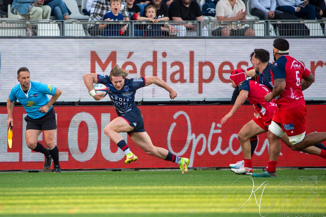 Wilfried HULLEU -  FC Grenoble Rugby - Stade Aurillacois - Rugby - FFR - 2024 PRO D2 - FC Grenoble (55) vs (10) Aurillac (#PD224T14FCGAUR04) Photo by: Karine Valentin | Siuxy Sports 2024-04-12