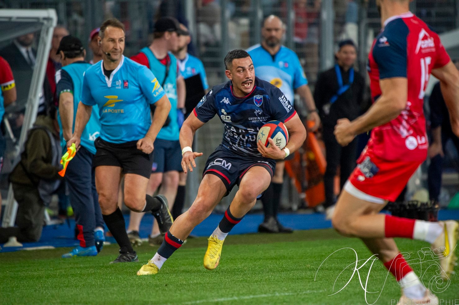 Julien FARNOUX -  FC Grenoble Rugby - Stade Aurillacois - Rugby - FFR - 2024 PRO D2 - FC Grenoble (55) vs (10) Aurillac (#PD224T14FCGAUR04) Photo by: Karine Valentin | Siuxy Sports 2024-04-12