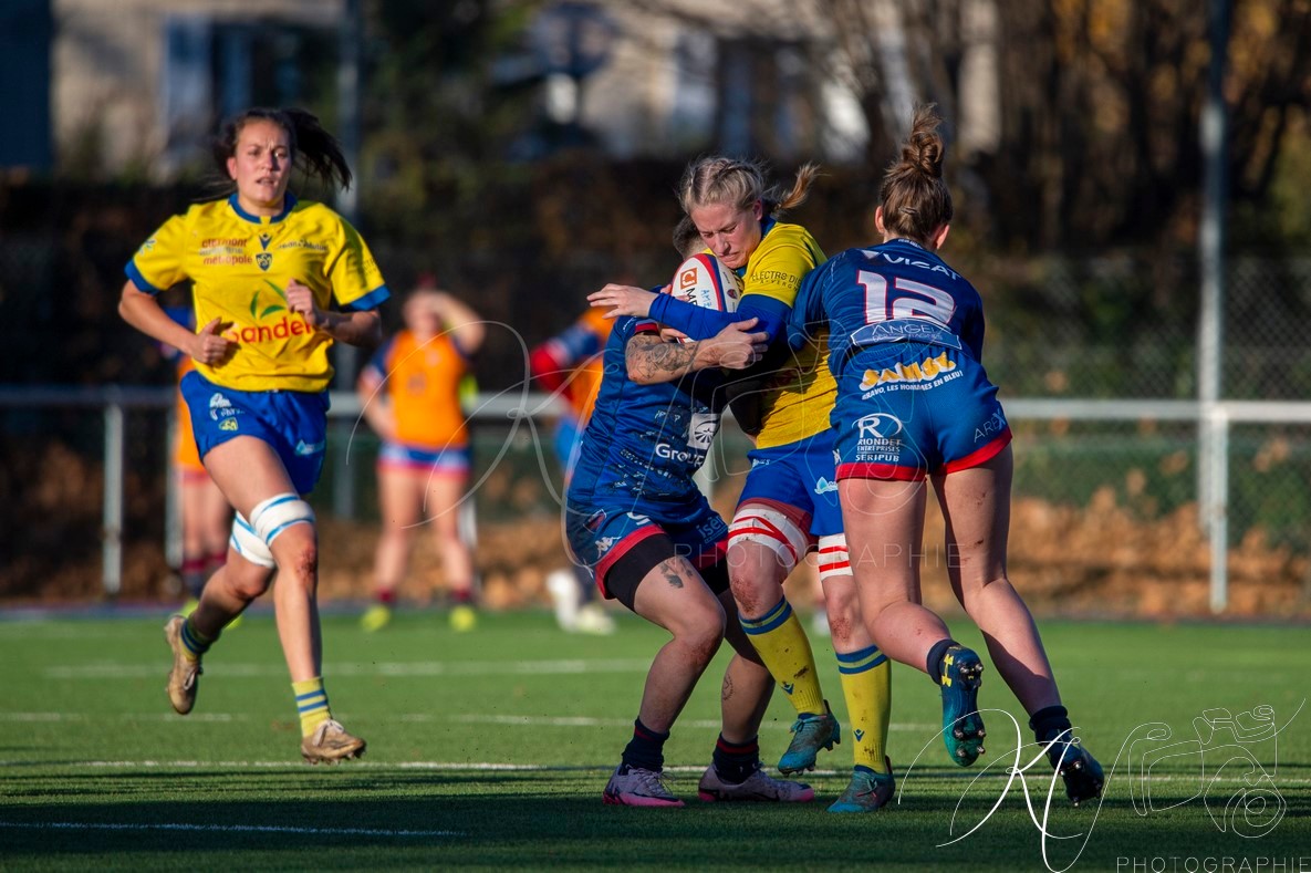  FC Grenoble Rugby - ASM Romagnat rugby féminin - Rugby - FFR 2024 - Réserve Élite - FCG Amazones vs ASM Romagnat (#FFR24REFCGASMR11) Photo by: Karine Valentin | Siuxy Sports 2024-11-30