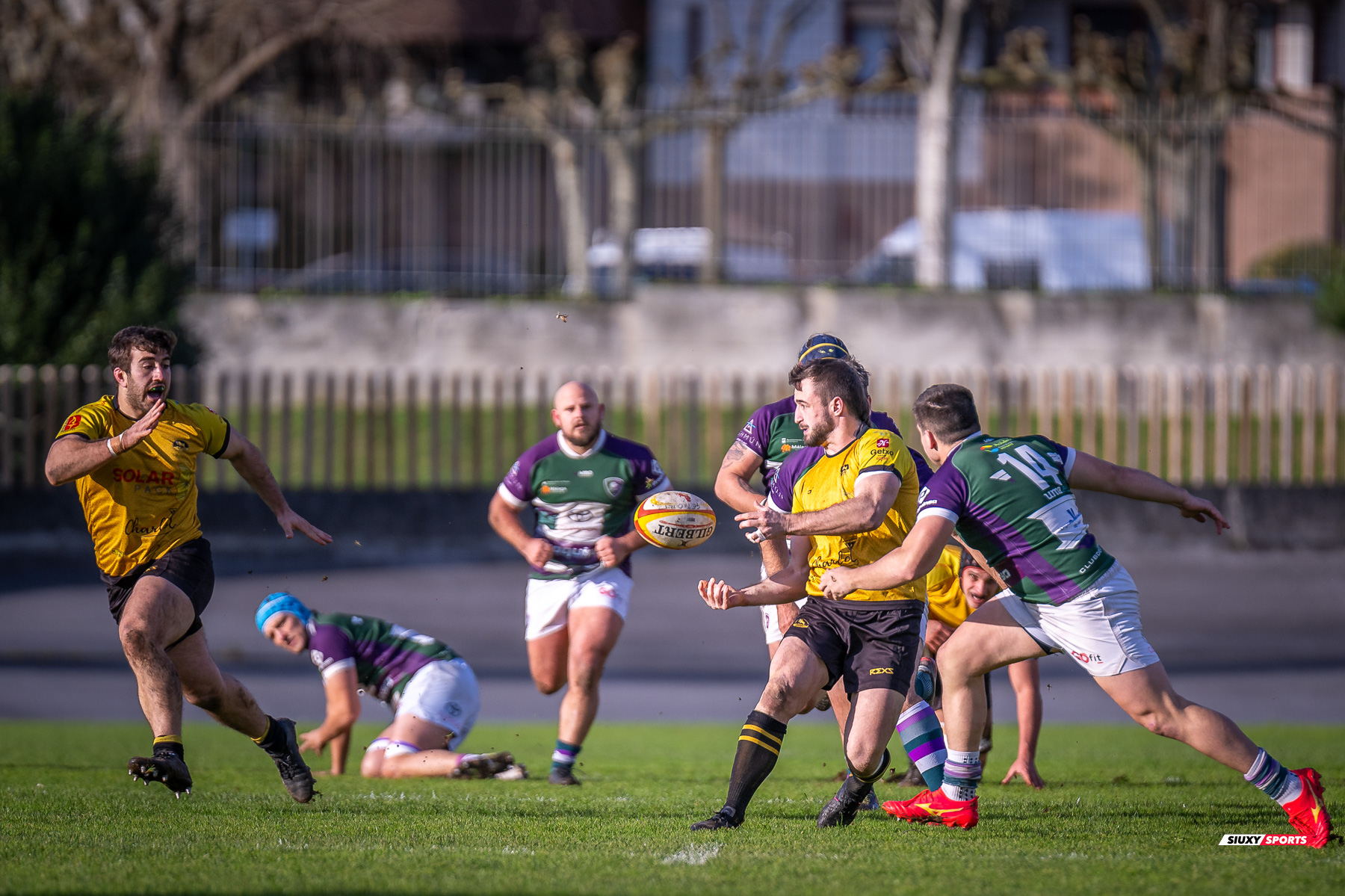 Jon Ander CALVO DE LA QUINTANA - Gonzalo PEREZ AGRASAR -  Getxo Artea Rugby Taldea - Club Rugby Málaga - Rugby - FER 2024 - DHB - Getxo RT (52) vs (10) CR Malaga (#FER24DGBGETMAL02) Photo by: Fredy Monfoto | Siuxy Sports 2024-02-10