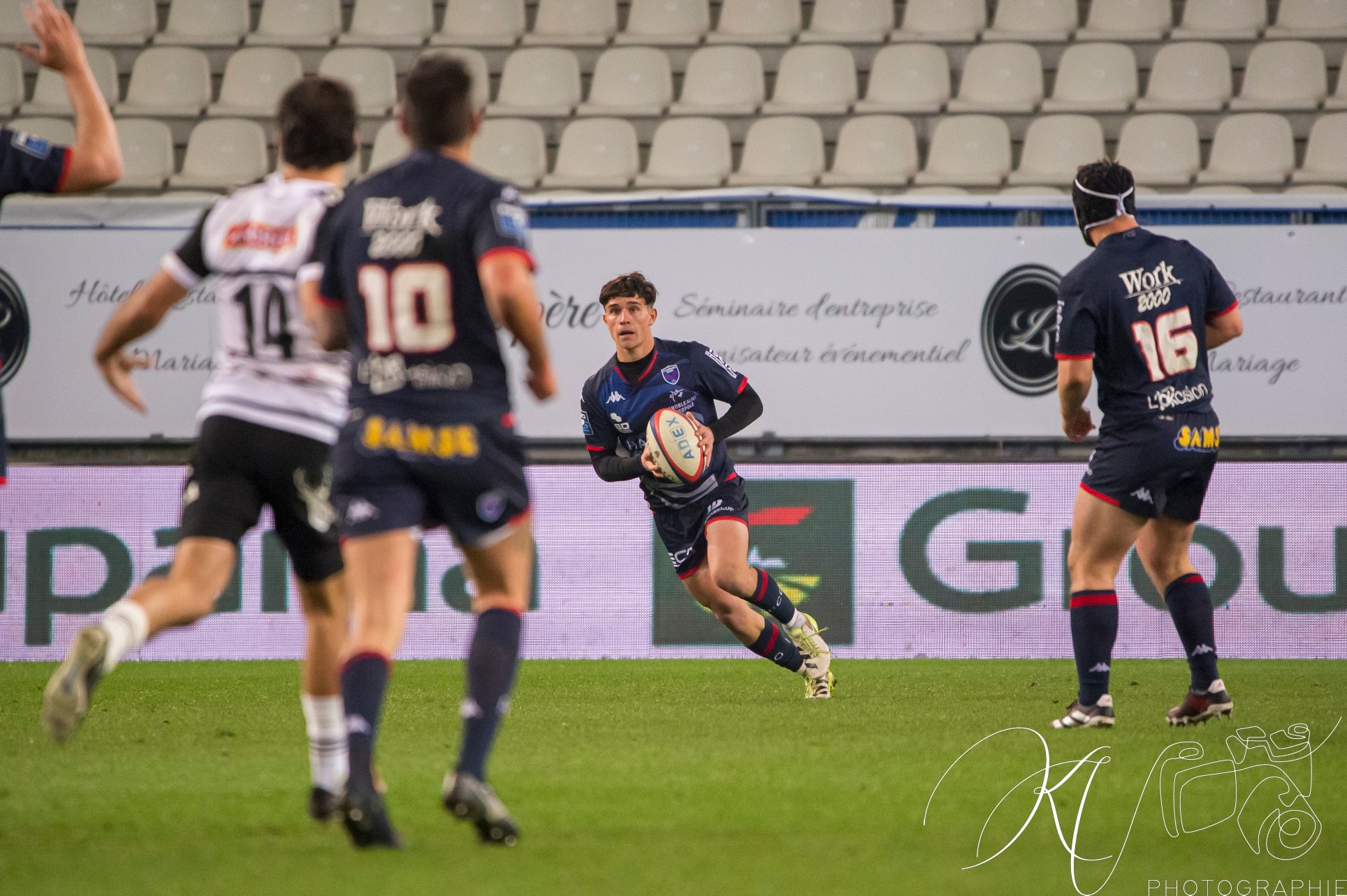 Max CLÉMENT -  FC Grenoble Rugby - CA Brive - Rugby - Pro D2 - FC Grenoble (40) vs (29) CA Brive (#PD224FCGBRI02) Photo by: Karine Valentin | Siuxy Sports 2024-02-15