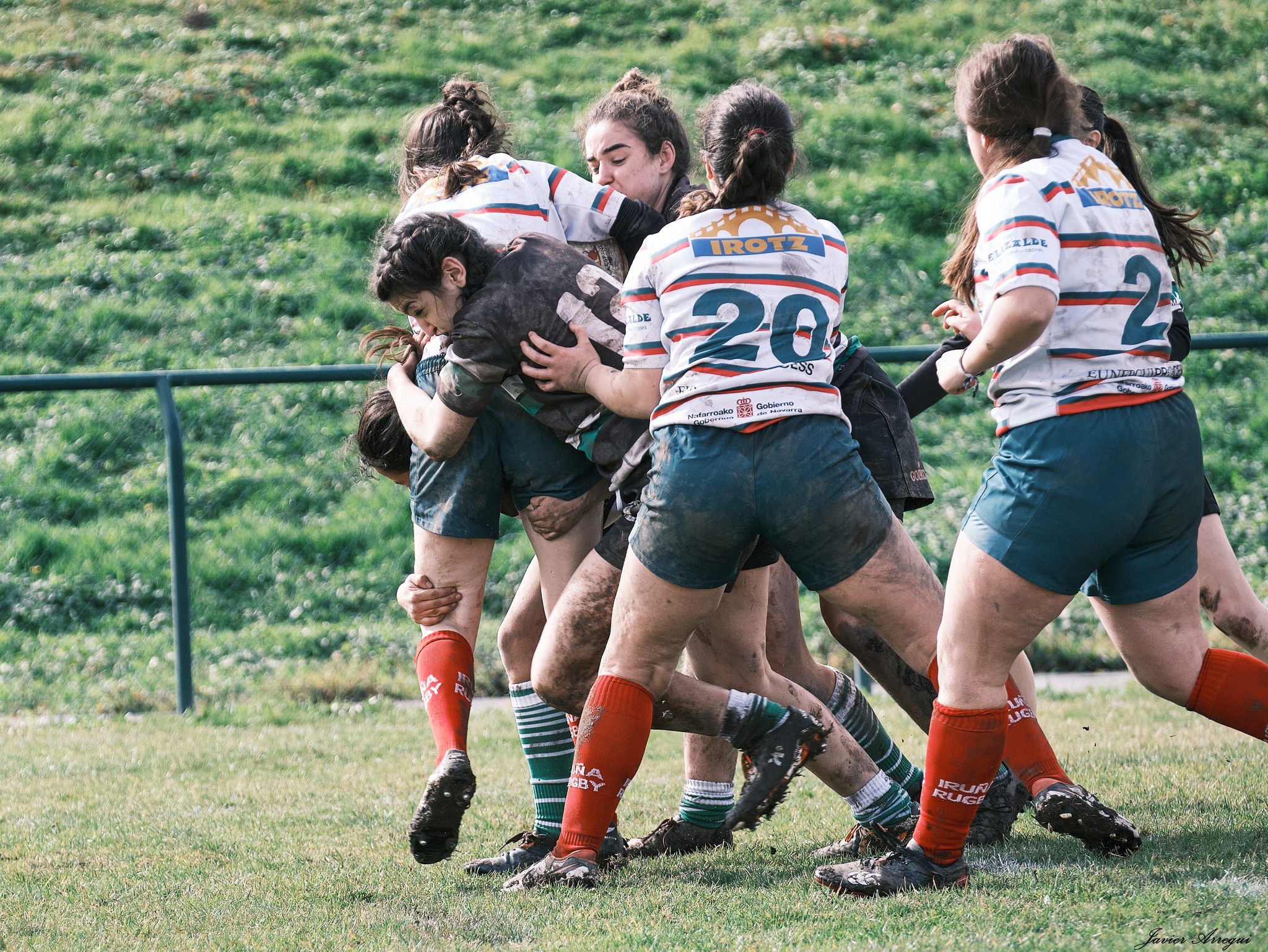  La Única Rugby Taldea - Iruña Rugby Club - Rugby - FER 2024 - La Unica RT vs Iruña Rugby Club - Neskak (#FER24UNIIRU02) Photo by: Javier Arregui | Siuxy Sports 2024-02-10