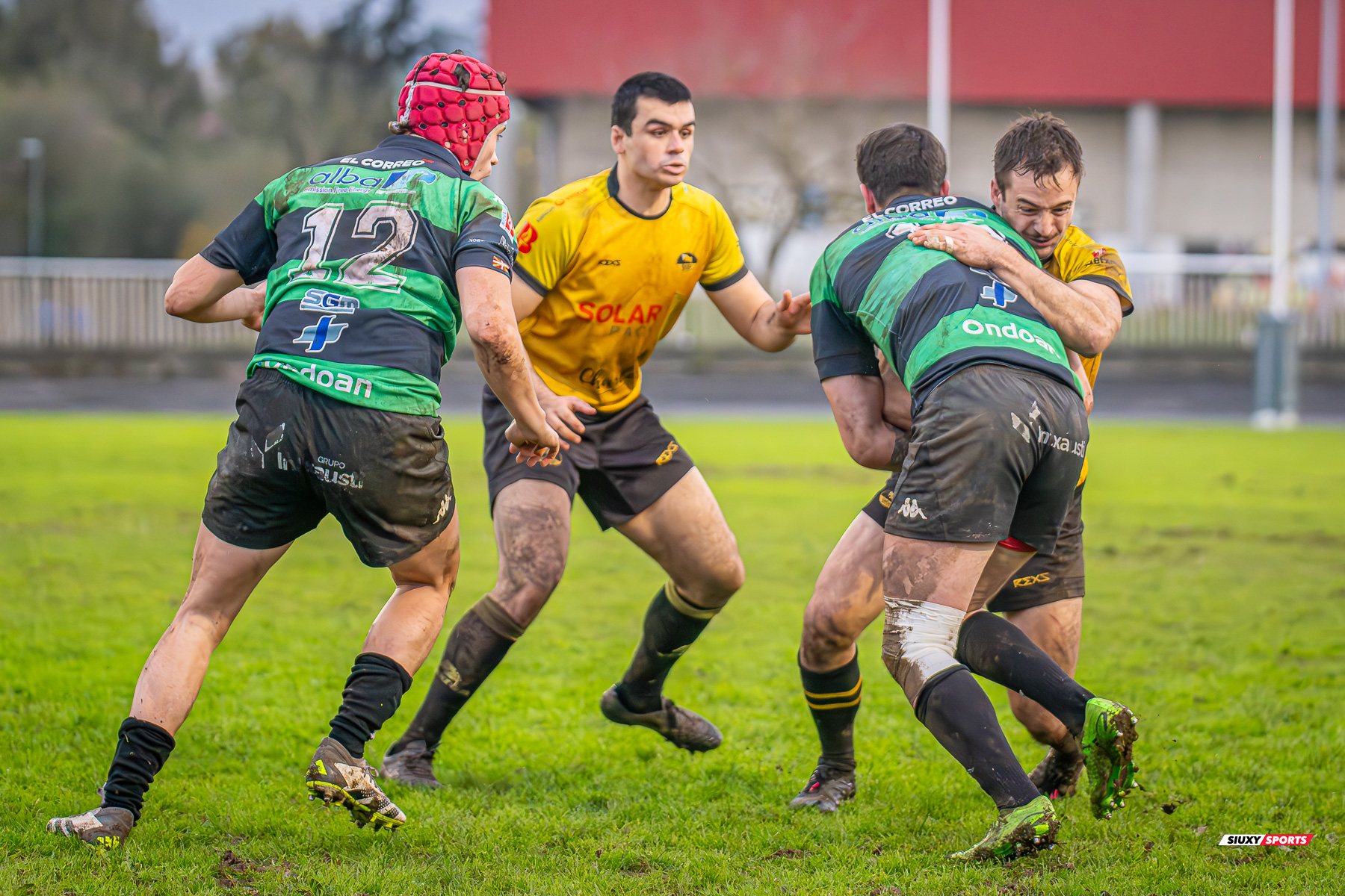 Jon Ander CALVO DE LA QUINTANA - Kerman PASTOR AYO -  Getxo Artea Rugby Taldea - Gernika Rugby Taldea - Rugby - FER 2023 - DHB - Getxo Artea RT (24) vs (20) Universitario Bilbao Rugby (#FER23DHBGETGER11) Photo by: Fredy Monfoto | Siuxy Sports 2023-11-25