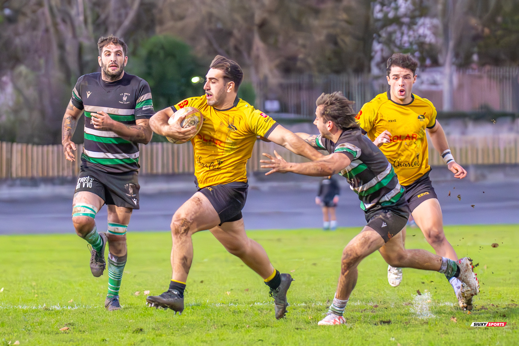 Peio CIRARDA ALBERDI - Gonzalo PEREZ AGRASAR -  Getxo Artea Rugby Taldea - La Única Rugby Taldea - Rugby - FER 2024 - DHB - Getxo RT (91) vs (0) La Unica RT (#FER24DHBGRTLUR11) Photo by: Fredy Monfoto | Siuxy Sports 2023-11-04
